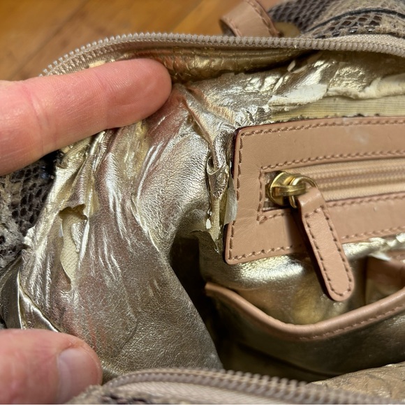 Michael Kors Snakeskin Purse - Picture 5 of 6